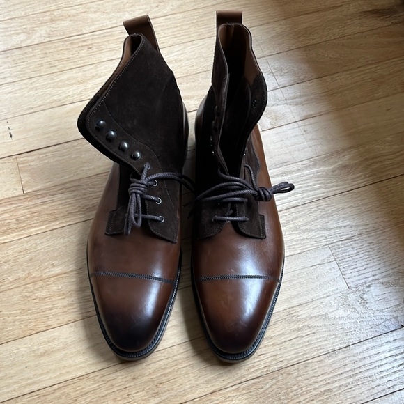 Edward Green Galway custom dress boots new never worn